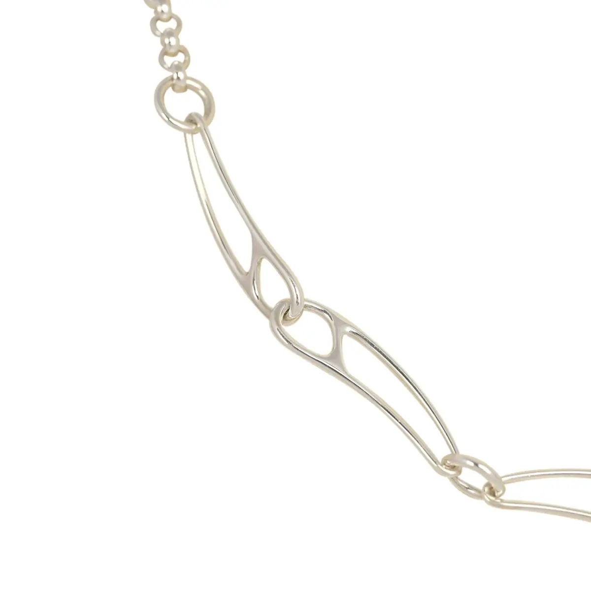 HERMÈS Hermes Chaine D'Ancre Punk Medium Necklace Sterling | Thumbnail 3 HERMÈS Hermes Chaine D'Ancre Punk Medium Necklace Sterling | Thumbnail 3
