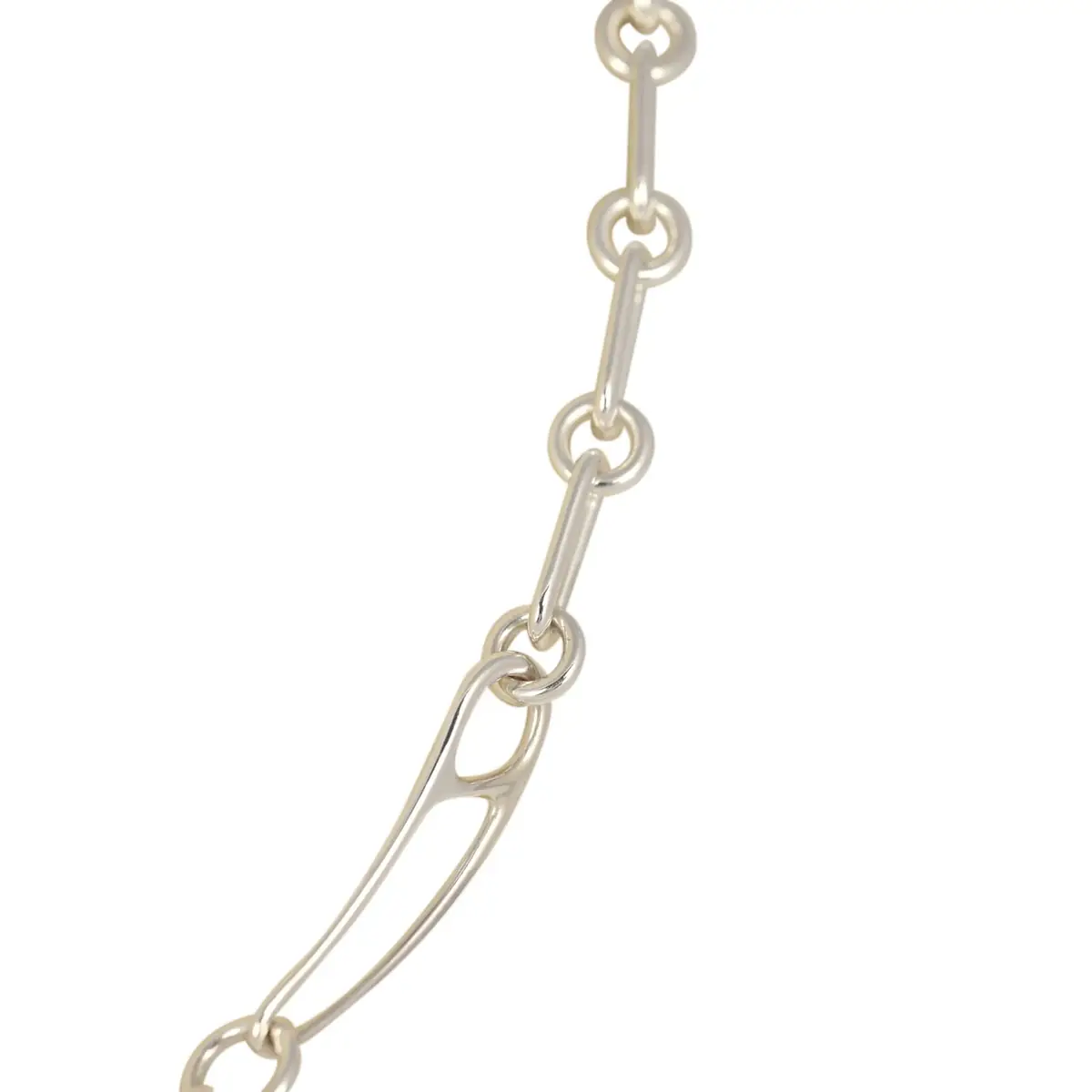 HERMÈS Hermes Chaine D'Ancre Punk Medium Necklace Sterling | Thumbnail 4 HERMÈS Hermes Chaine D'Ancre Punk Medium Necklace Sterling | Thumbnail 4