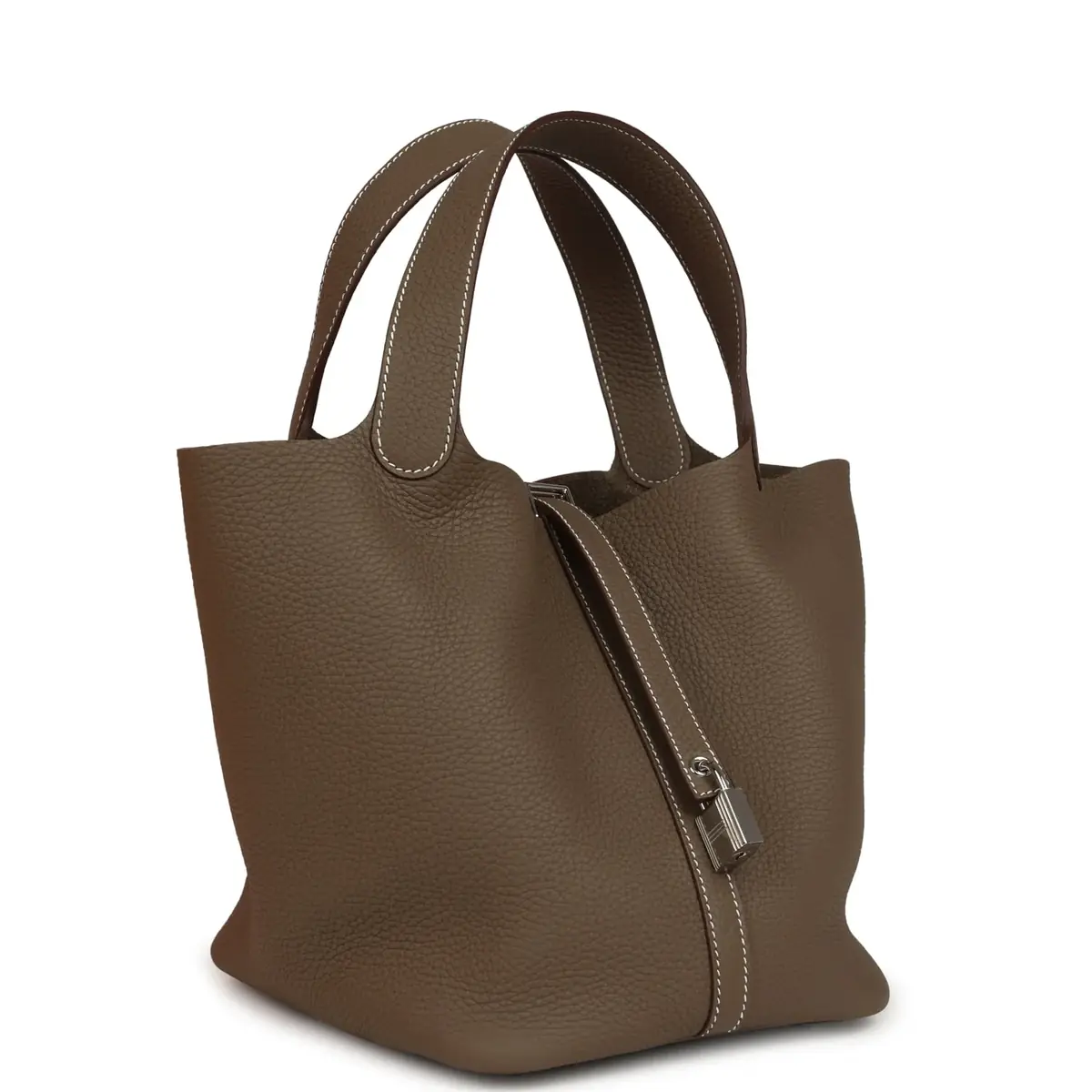 HERMÈS Hermes Picotin Lock 18 Etoupe Clemence Palladium Hardware | Thumbnail 2
