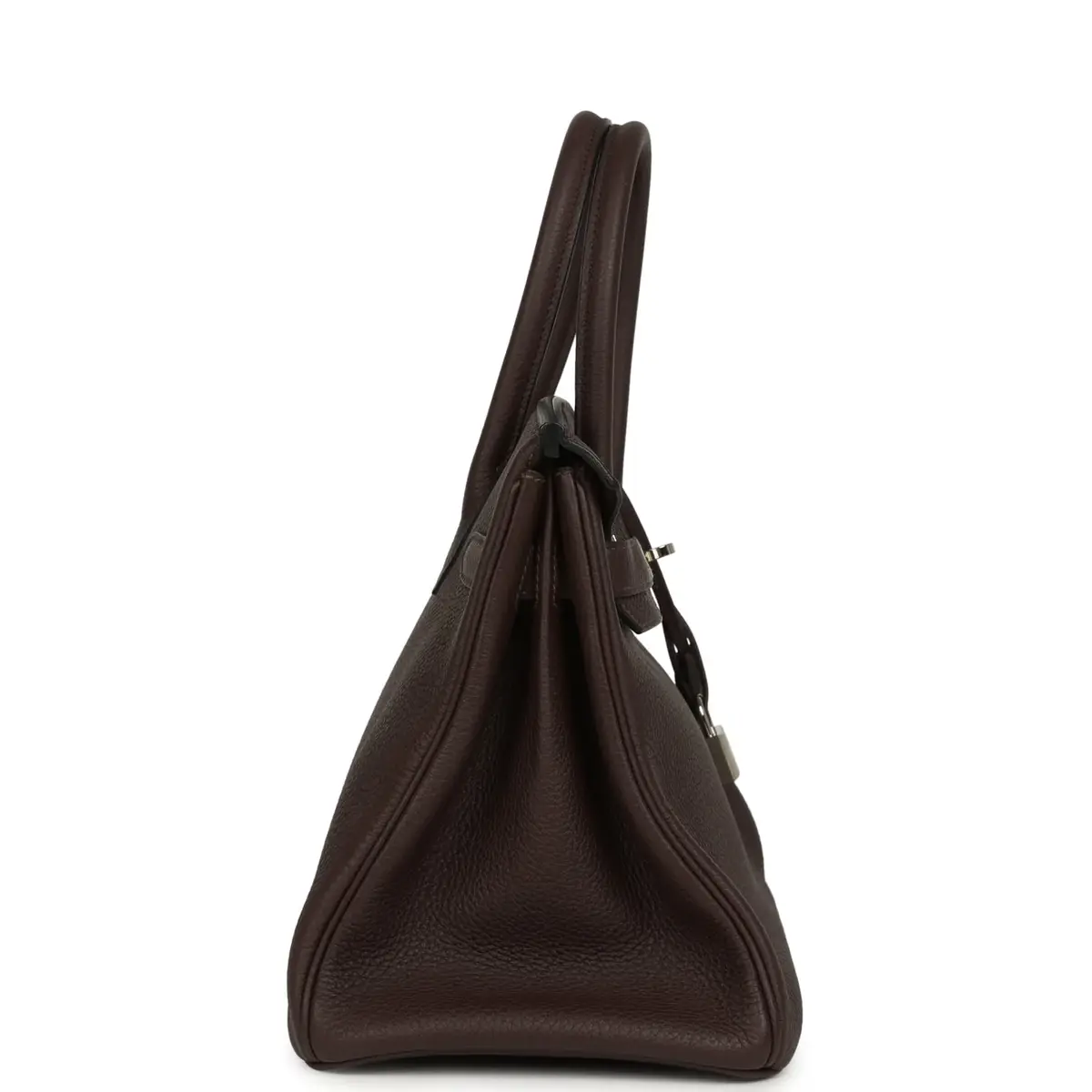 HERMÈS Pre-owned Hermes Birkin 30 Chocolate Togo Palladium Hardware | Thumbnail 3 HERMÈS Pre-owned Hermes Birkin 30 Chocolate Togo Palladium Hardware | Thumbnail 3