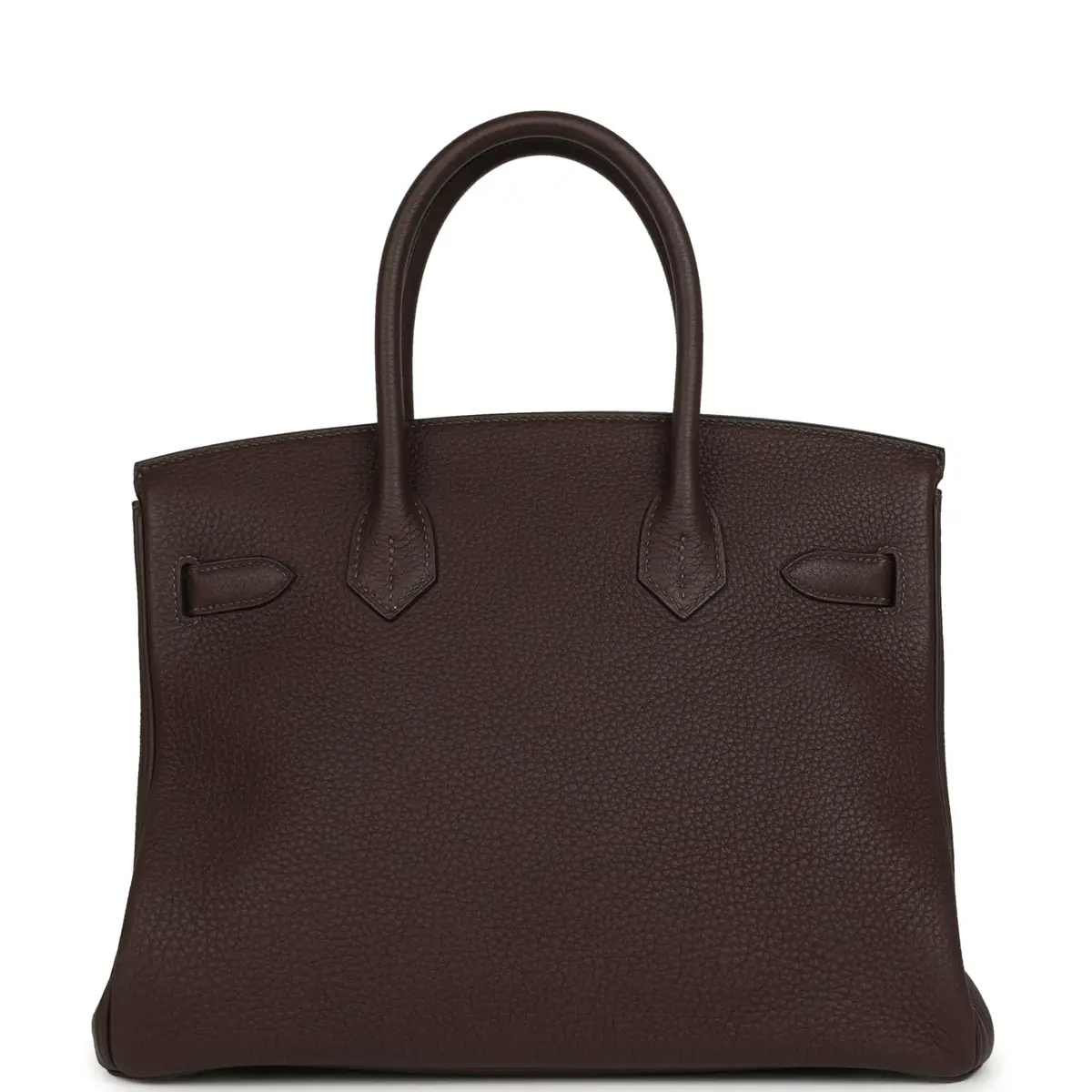 HERMÈS Pre-owned Hermes Birkin 30 Chocolate Togo Palladium Hardware | Thumbnail 4 HERMÈS Pre-owned Hermes Birkin 30 Chocolate Togo Palladium Hardware | Thumbnail 4