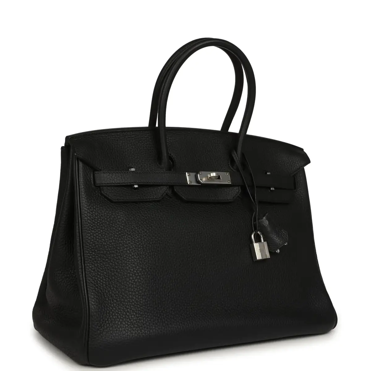 HERMÈS Pre-owned Hermes Birkin 35 Black Togo Palladium Hardware | Thumbnail 2 HERMÈS Pre-owned Hermes Birkin 35 Black Togo Palladium Hardware | Thumbnail 2