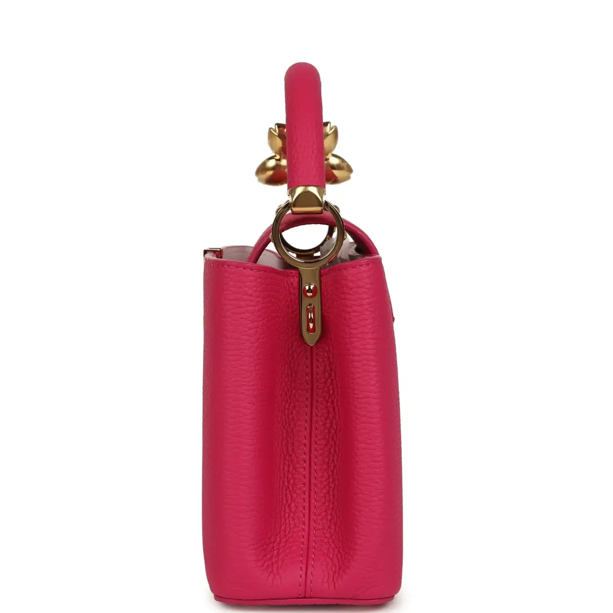 Louis Vuitton Pre-owned Louis Vuitton X Takashi Murakami Cherry Blossom Capucines BB Pink Taurillon Leather Gold Hardware | Thumbnail 5 Louis Vuitton Pre-owned Louis Vuitton X Takashi Murakami Cherry Blossom Capucines BB Pink Taurillon Leather Gold Hardware | Thumbnail 5