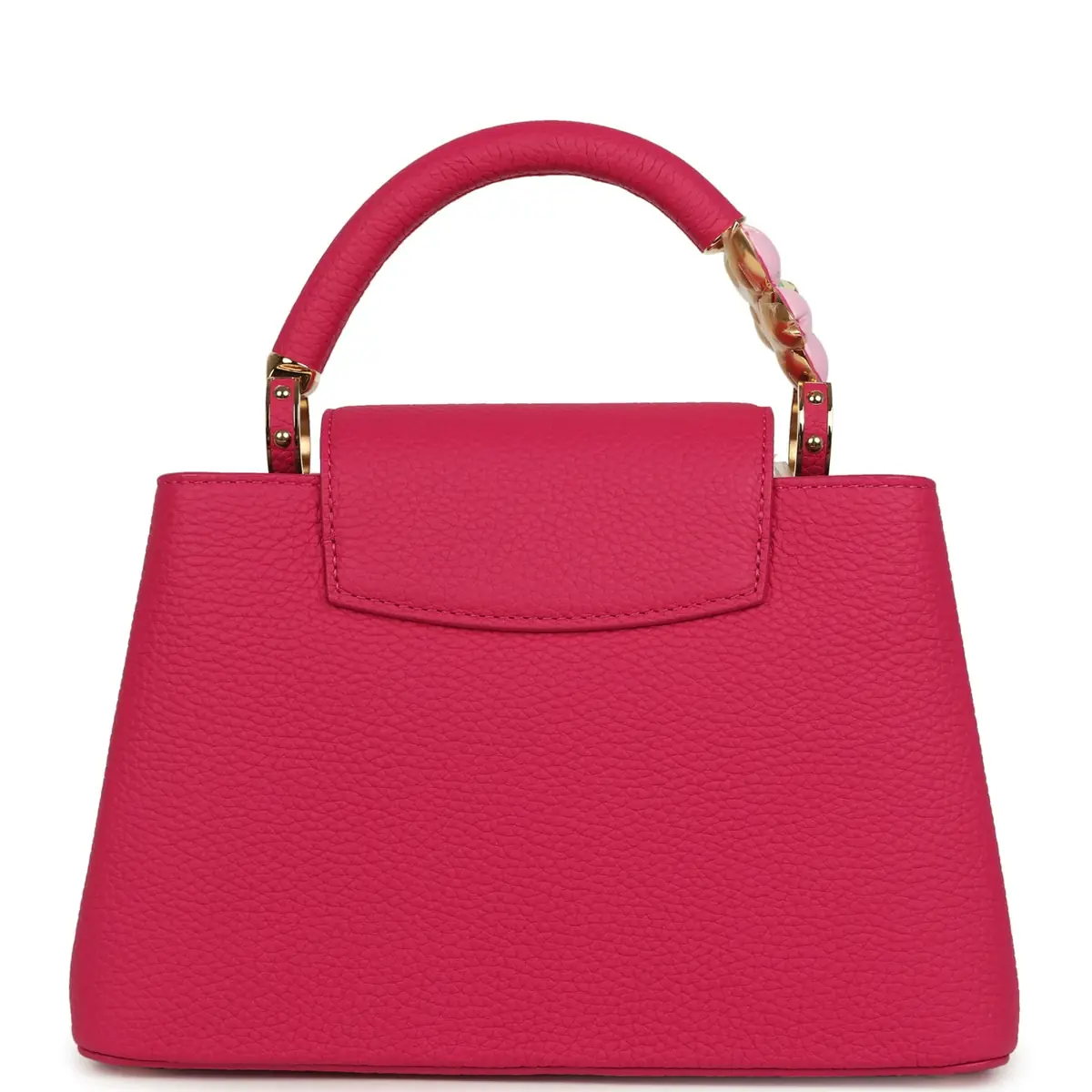 Louis Vuitton Pre-owned Louis Vuitton X Takashi Murakami Cherry Blossom Capucines BB Pink Taurillon Leather Gold Hardware | Thumbnail 7 Louis Vuitton Pre-owned Louis Vuitton X Takashi Murakami Cherry Blossom Capucines BB Pink Taurillon Leather Gold Hardware | Thumbnail 7