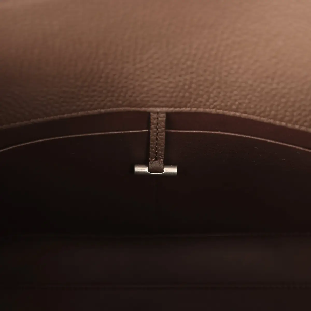 The Row The Row Margaux Shoulder 12 Deep Brown Calfskin Silver Hardware | Thumbnail 12 The Row The Row Margaux Shoulder 12 Deep Brown Calfskin Silver Hardware | Thumbnail 12