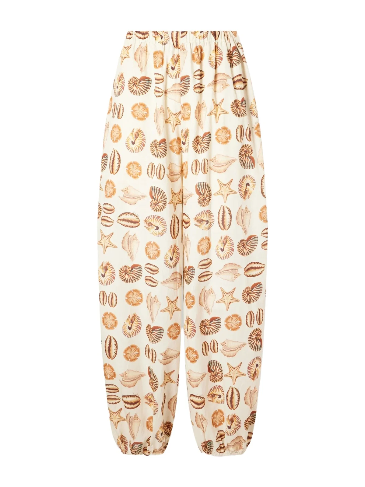 Printed Cotton Balloon Pants