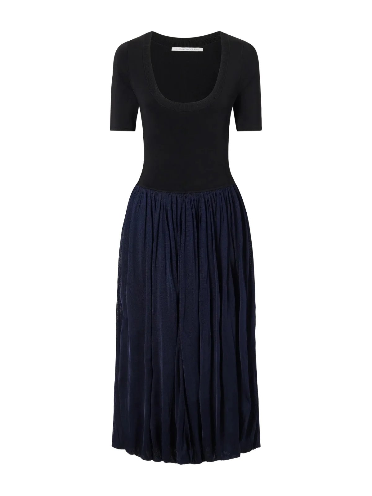 Ribbed Woven Midi Dress Ribbed Woven Midi Dress