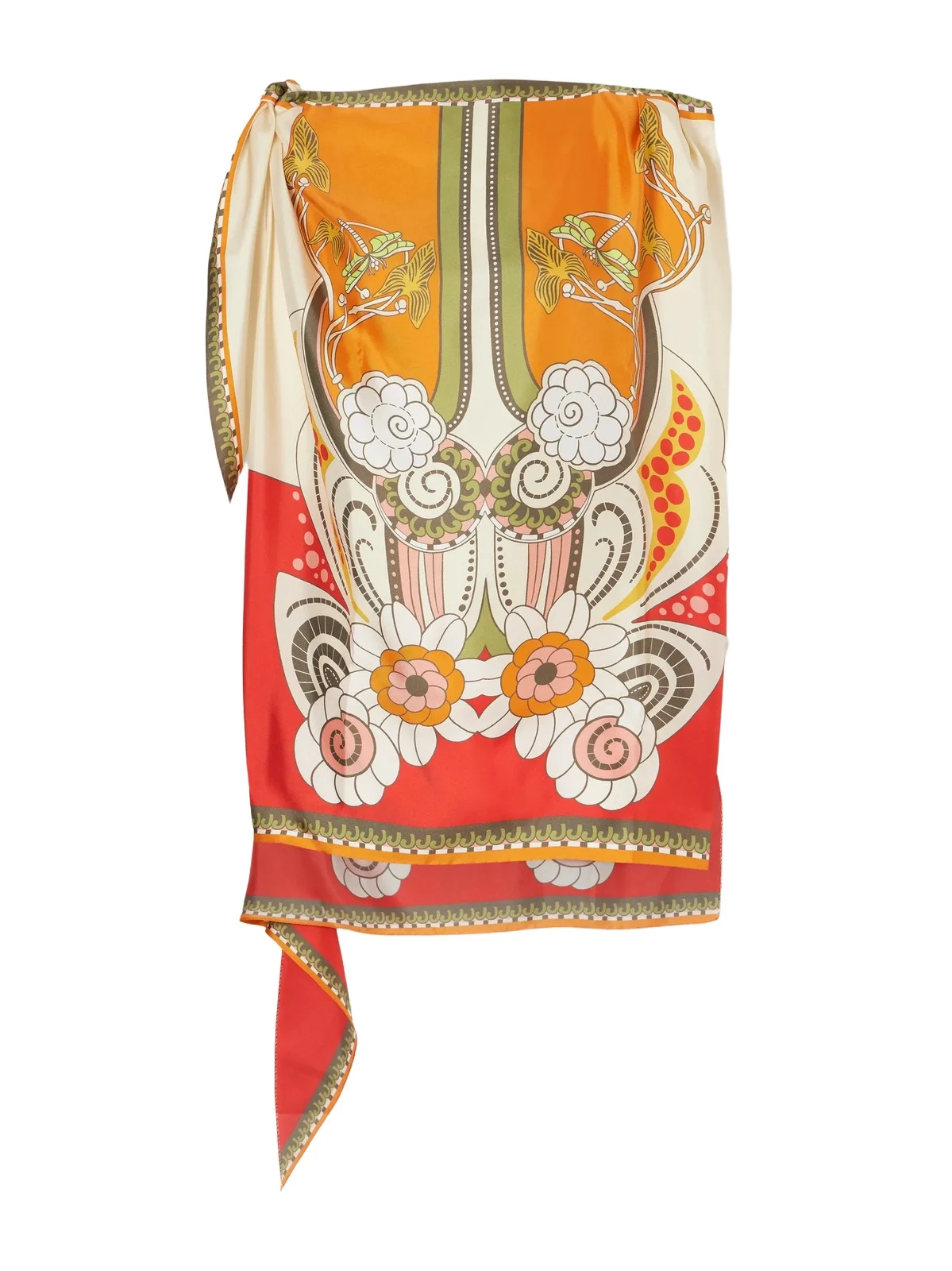 ‘full On Foulard Printed Silk Top ‘full On Foulard Printed Silk Top