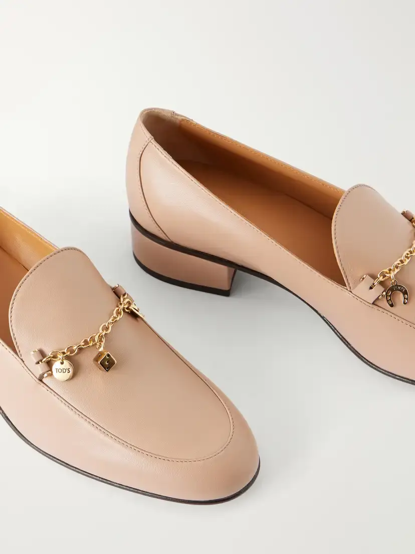 Tod's 23 Embellished Cuoio-leather Loafers | Thumbnail 5 Tod's 23 Embellished Cuoio-leather Loafers | Thumbnail 5