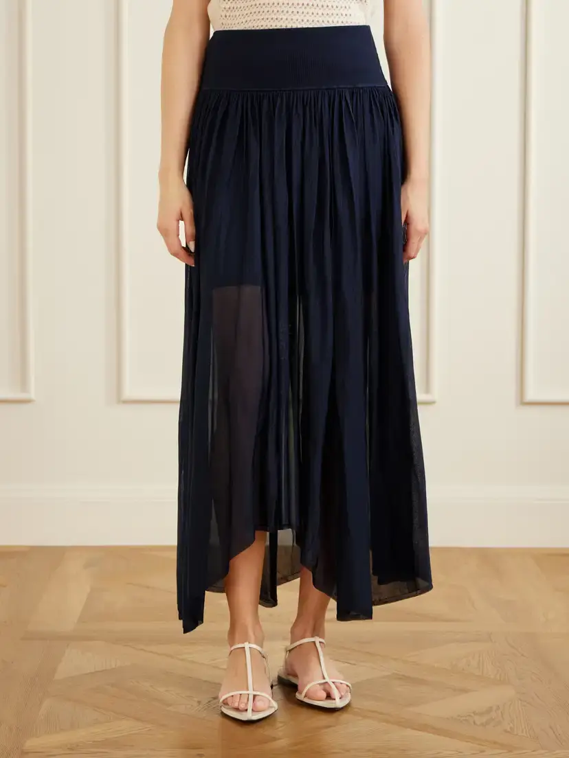 Maria McManus Asymmetrical Plissé Midi Skirt | Thumbnail 3 Maria McManus Asymmetrical Plissé Midi Skirt | Thumbnail 3