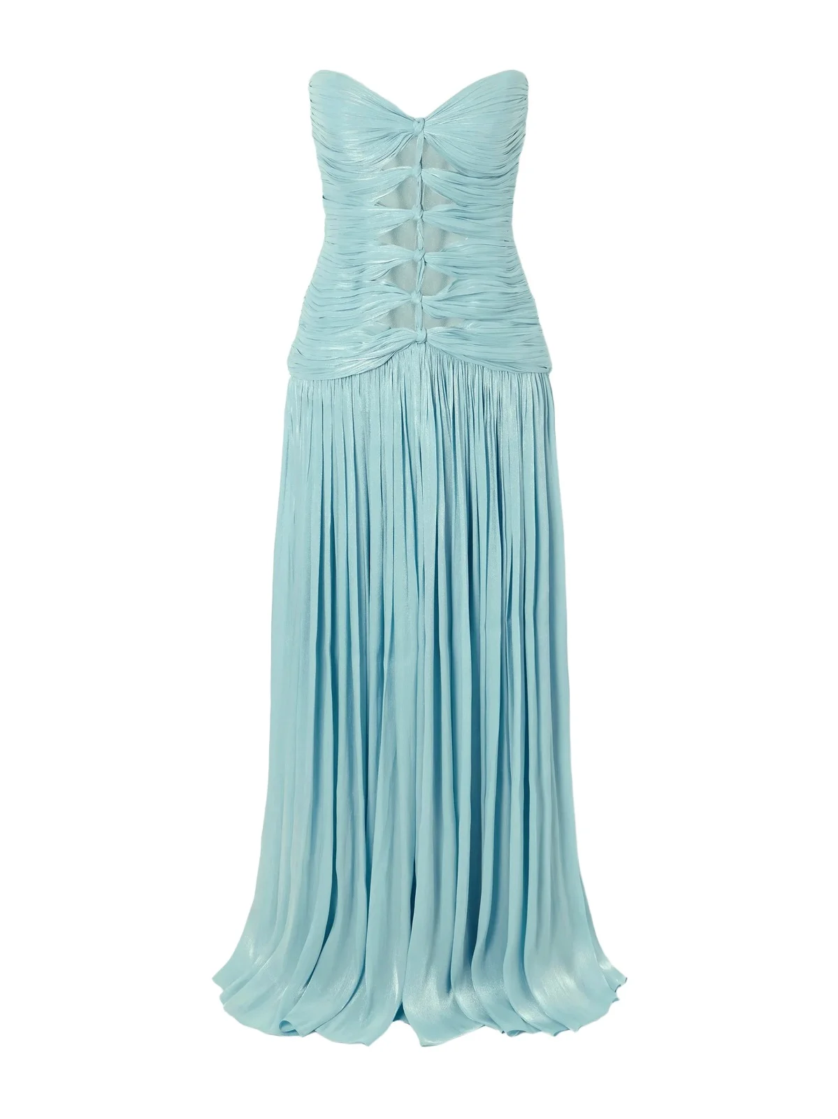 Minari Strapless Lurex-georgette Gown Minari Strapless Lurex-georgette Gown