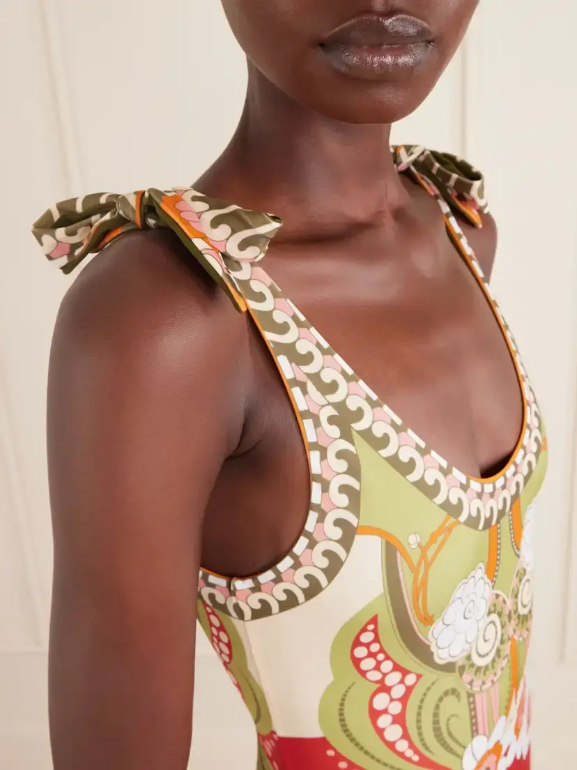 La DoubleJ Pammy Knotted Printed Swimsuit | Thumbnail 4 La DoubleJ Pammy Knotted Printed Swimsuit | Thumbnail 4