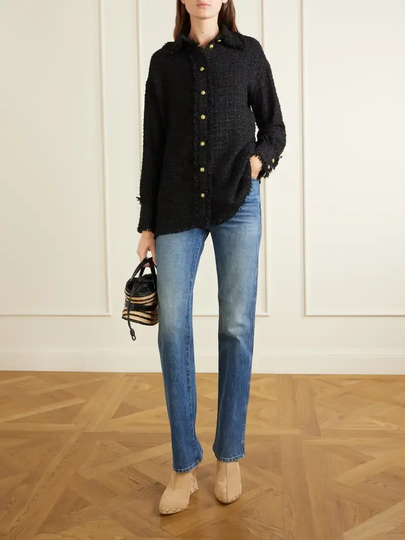 Balmain Cotton-blend Tweed Shirt | Thumbnail 2 Balmain Cotton-blend Tweed Shirt | Thumbnail 2