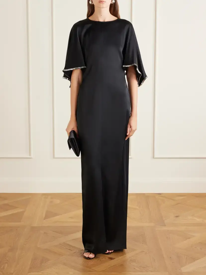 Stella McCartney Embellished Satin Maxi-dress | Thumbnail 2