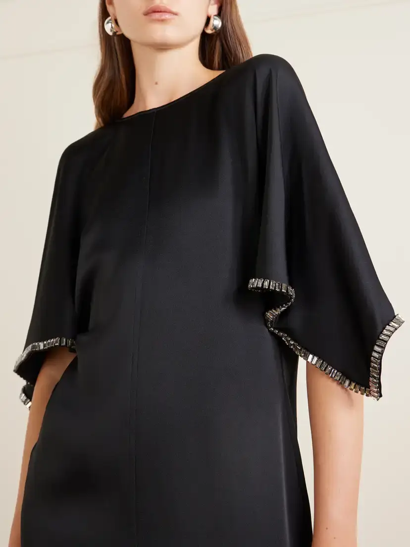 Stella McCartney Embellished Satin Maxi-dress | Thumbnail 4