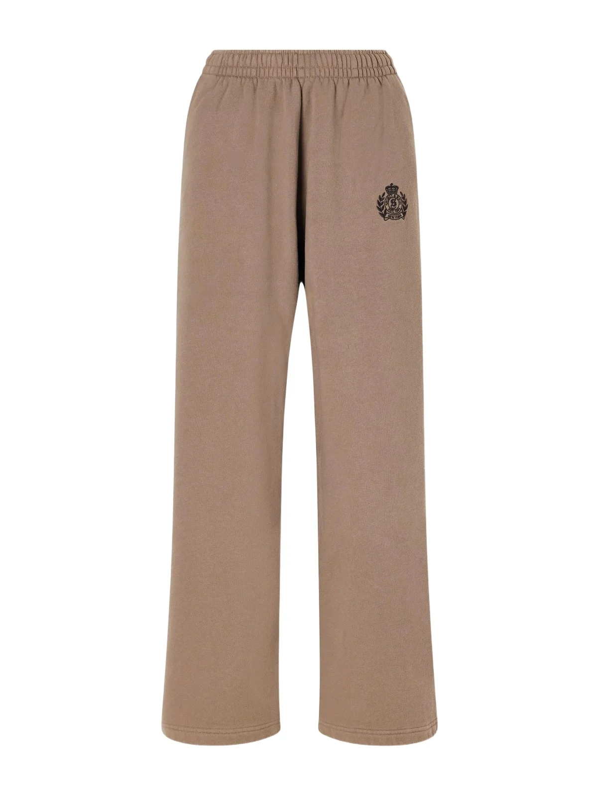 Logo-embroidered Cotton-jersey Wide-leg Sweatpants