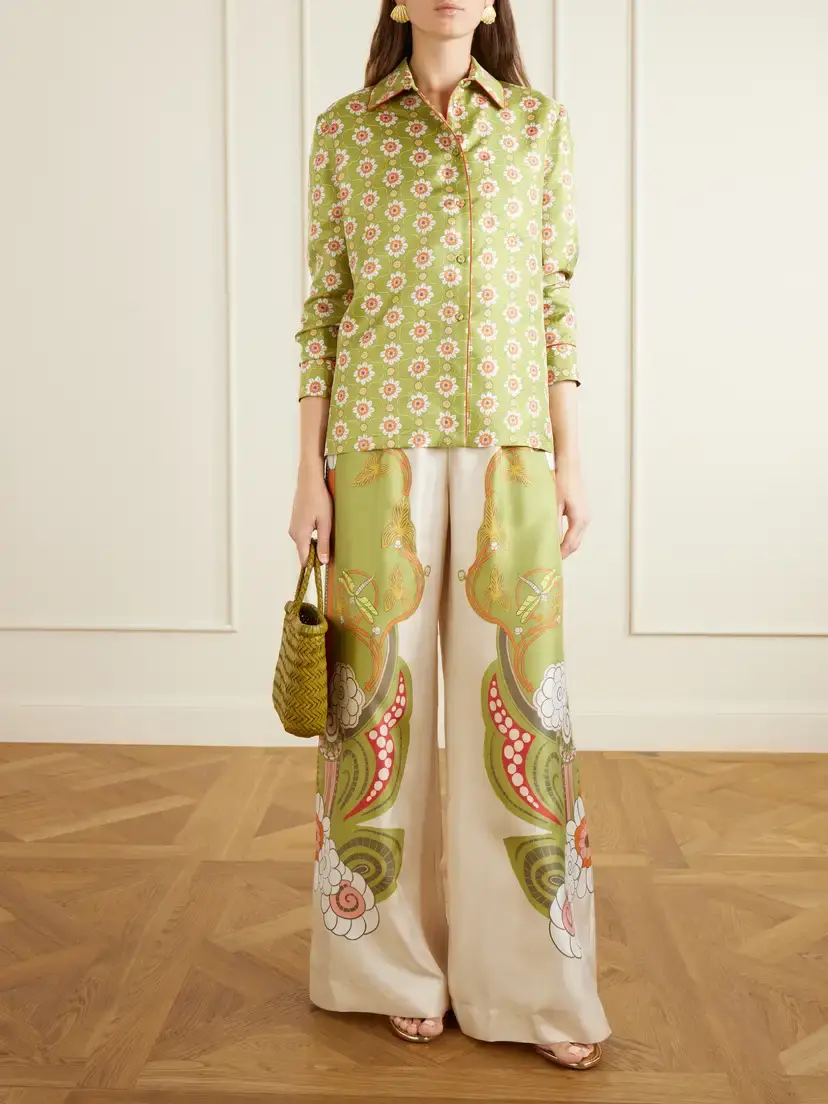 La DoubleJ Boy Printed Silk Shirt | Thumbnail 2 La DoubleJ Boy Printed Silk Shirt | Thumbnail 2