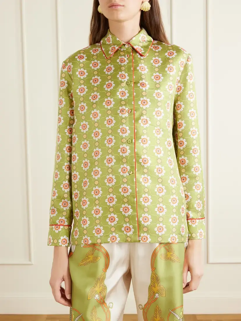 La DoubleJ Boy Printed Silk Shirt | Thumbnail 3 La DoubleJ Boy Printed Silk Shirt | Thumbnail 3