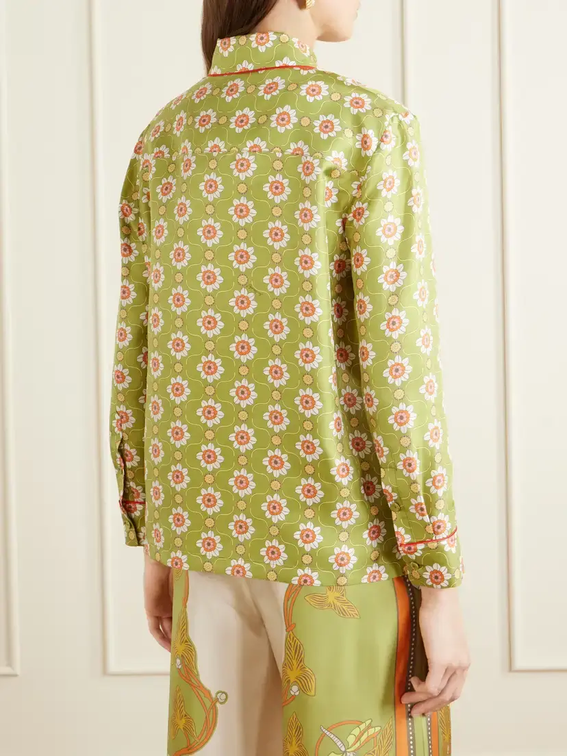 La DoubleJ Boy Printed Silk Shirt | Thumbnail 4 La DoubleJ Boy Printed Silk Shirt | Thumbnail 4