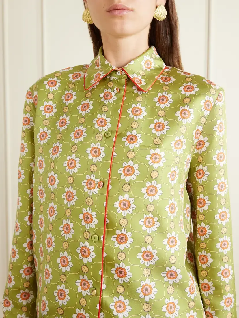 La DoubleJ Boy Printed Silk Shirt | Thumbnail 5 La DoubleJ Boy Printed Silk Shirt | Thumbnail 5