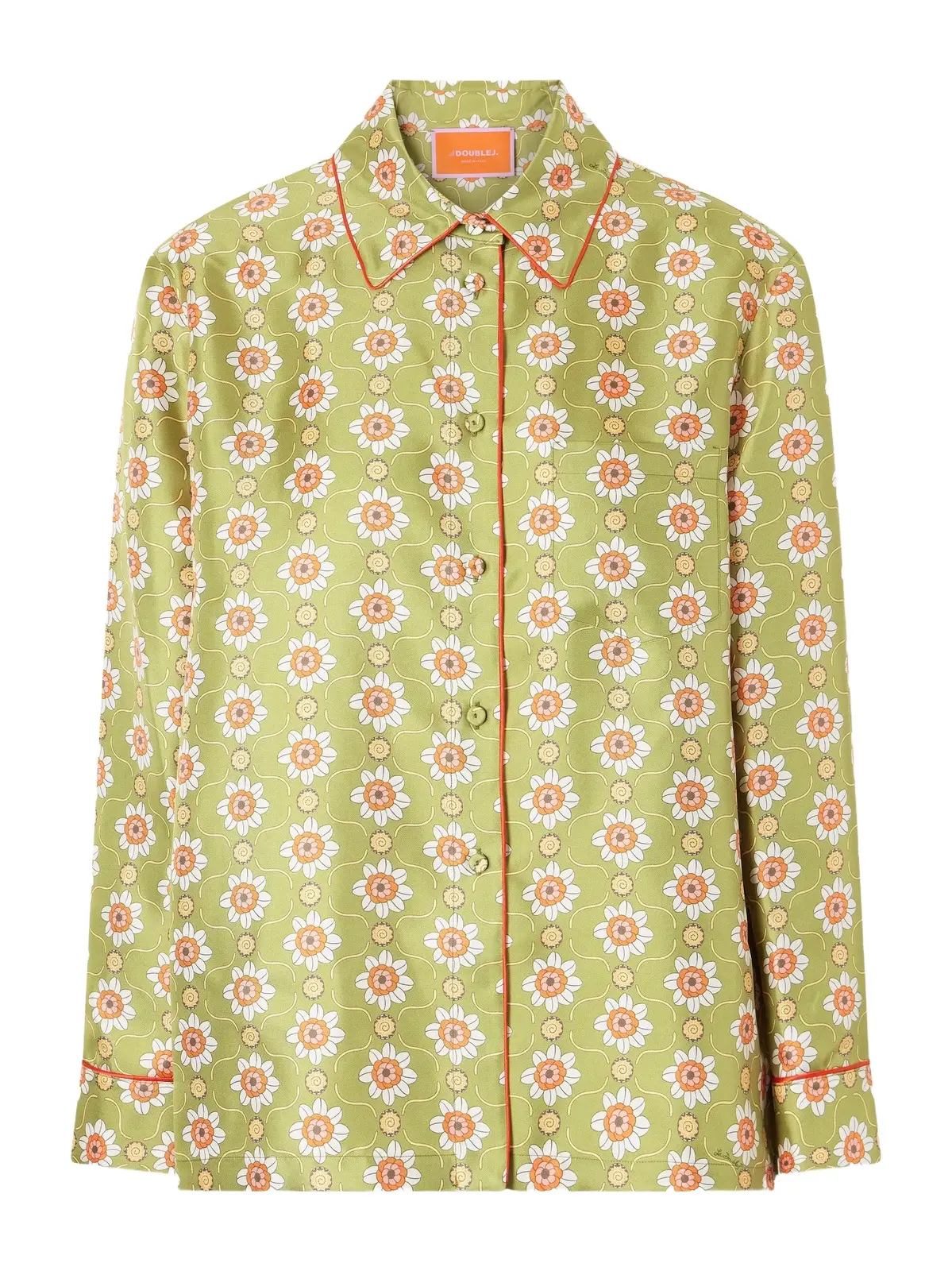 Boy Printed Silk Shirt Boy Printed Silk Shirt