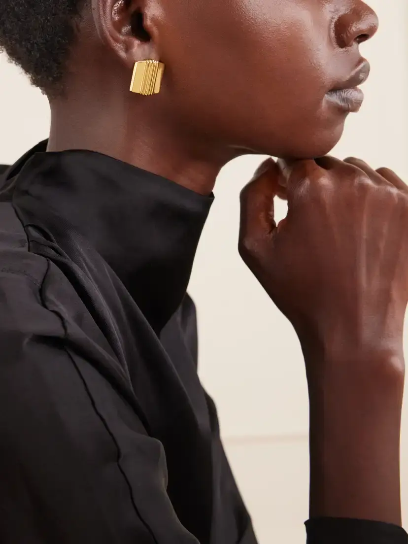 Déhanche Elysées Gold-toned Earring | Thumbnail 2