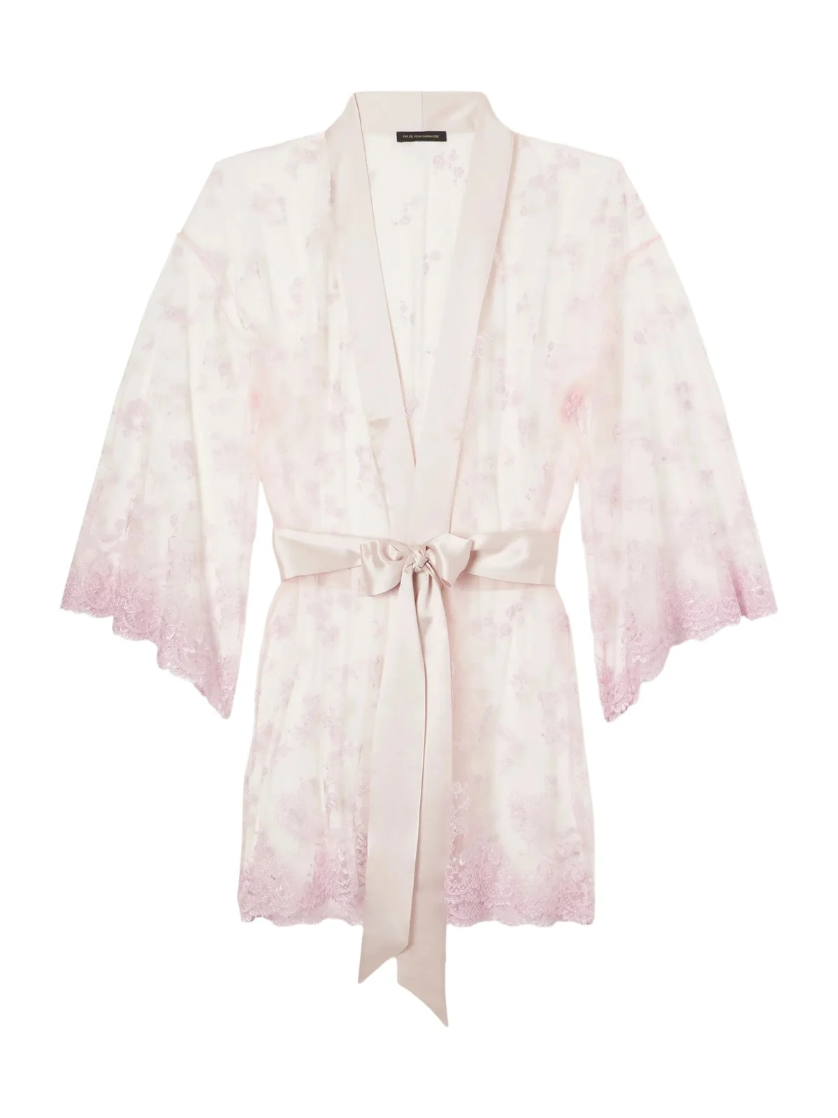 Juliette Laced Silk Robe