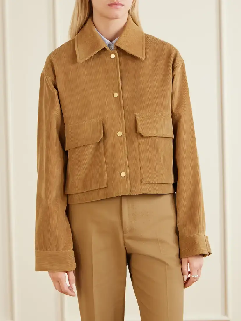 Maria McManus Cropped Organic Cotton-corduroy Jacket | Thumbnail 3 Maria McManus Cropped Organic Cotton-corduroy Jacket | Thumbnail 3