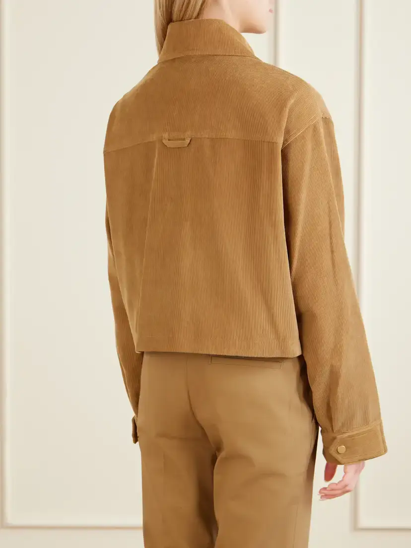 Maria McManus Cropped Organic Cotton-corduroy Jacket | Thumbnail 4 Maria McManus Cropped Organic Cotton-corduroy Jacket | Thumbnail 4