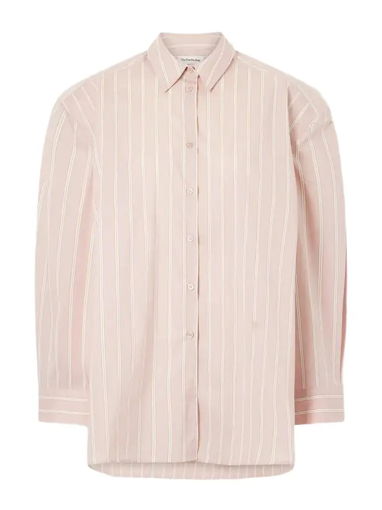 The Frankie Shop Oana Striped Cotton Shirt | Image 1 The Frankie Shop Oana Striped Cotton Shirt | Image 1