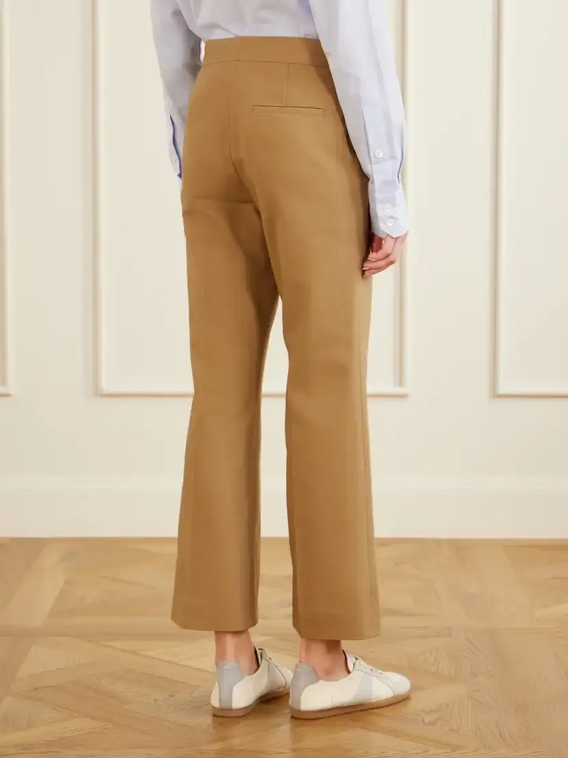 Maria McManus Cotton-blend Straight-leg High-waist Pants | Thumbnail 4