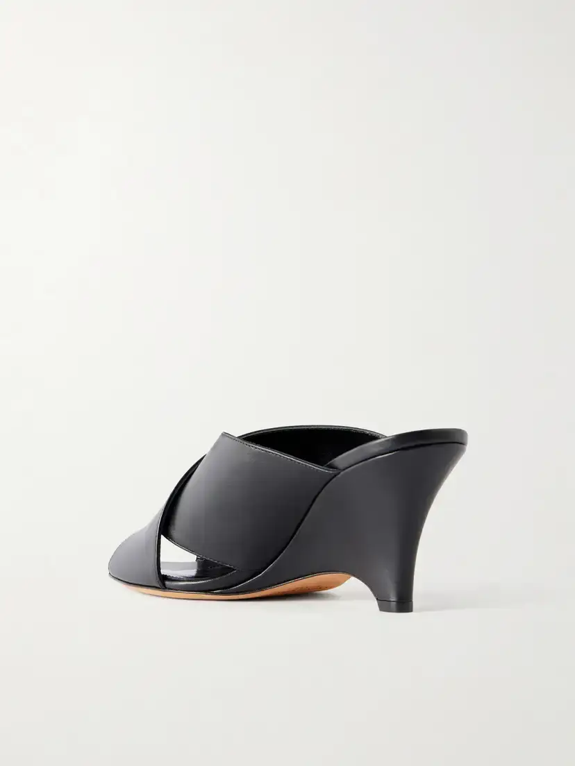 Le Monde Béryl Luca 70 Leather Wedge Sandals | Thumbnail 3