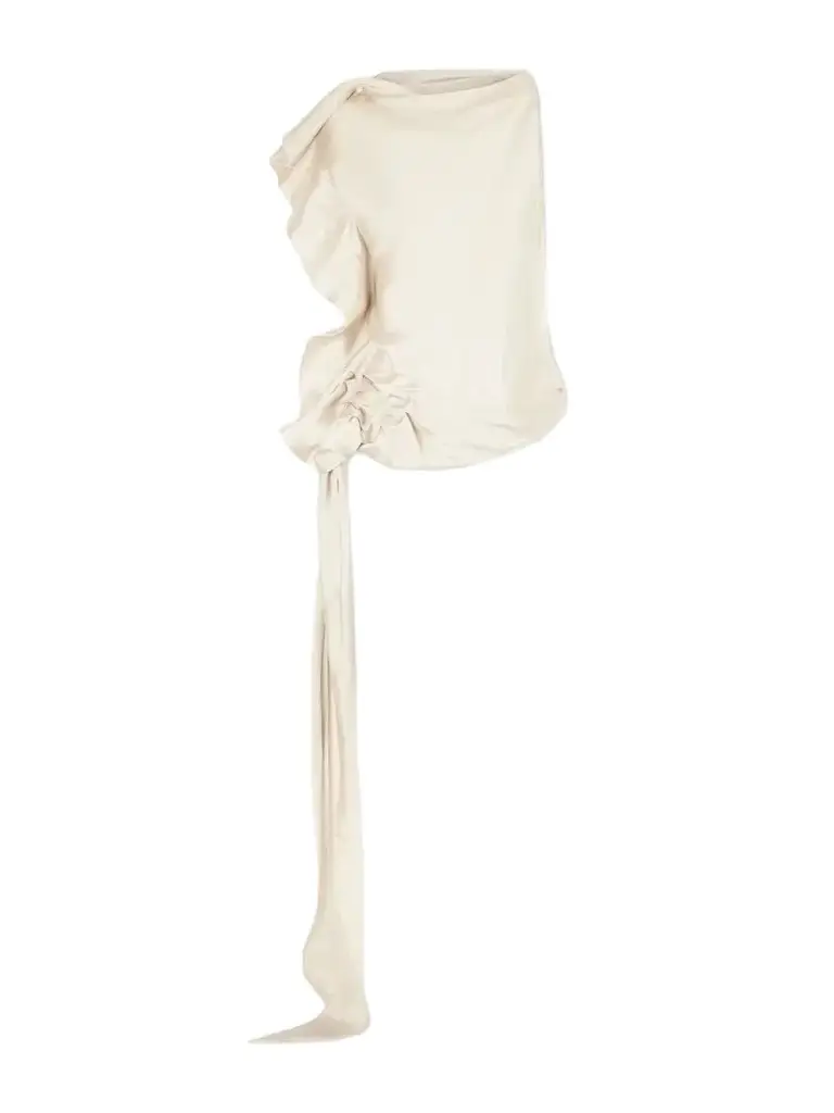 Kallmeyer Elif Asymmetric Ruched Woven Blouse | Image 1 Kallmeyer Elif Asymmetric Ruched Woven Blouse | Image 1