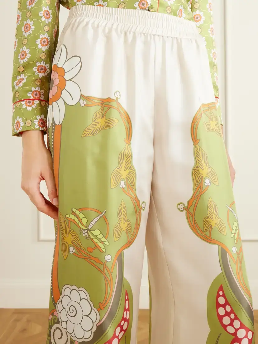 La DoubleJ Palazzo Floral-print Silk-twill Wide-leg Pants | Thumbnail 5 La DoubleJ Palazzo Floral-print Silk-twill Wide-leg Pants | Thumbnail 5