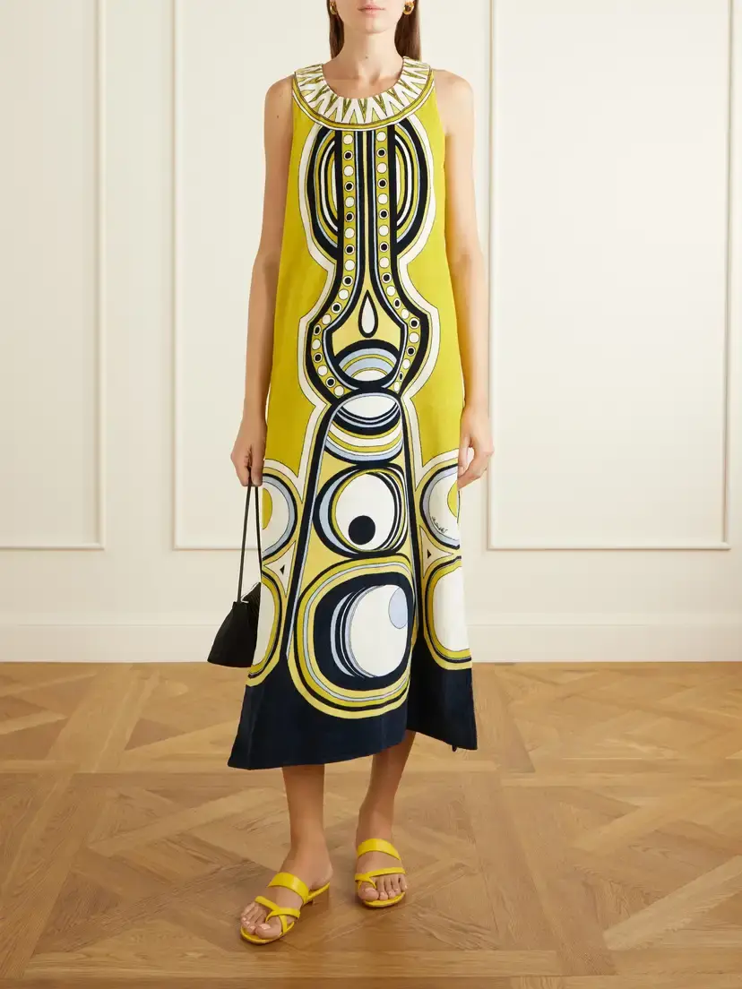 La DoubleJ Totem Cotton Midi Dress | Thumbnail 2 La DoubleJ Totem Cotton Midi Dress | Thumbnail 2