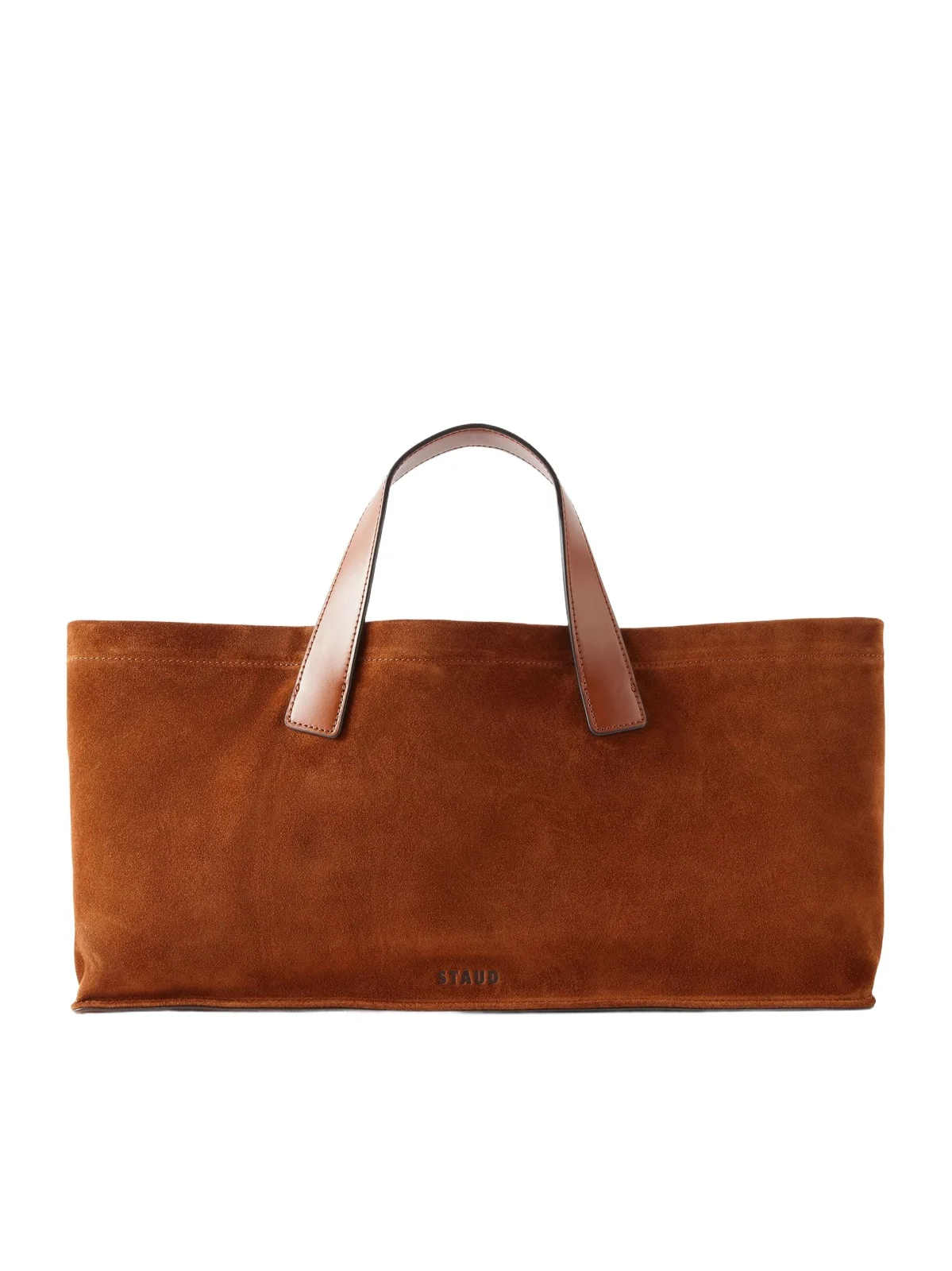 Port Leather-trimmed Suede Tote Port Leather-trimmed Suede Tote