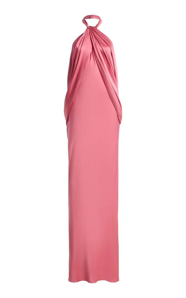 The Caspia Silk Maxi Dress The Caspia Silk Maxi Dress