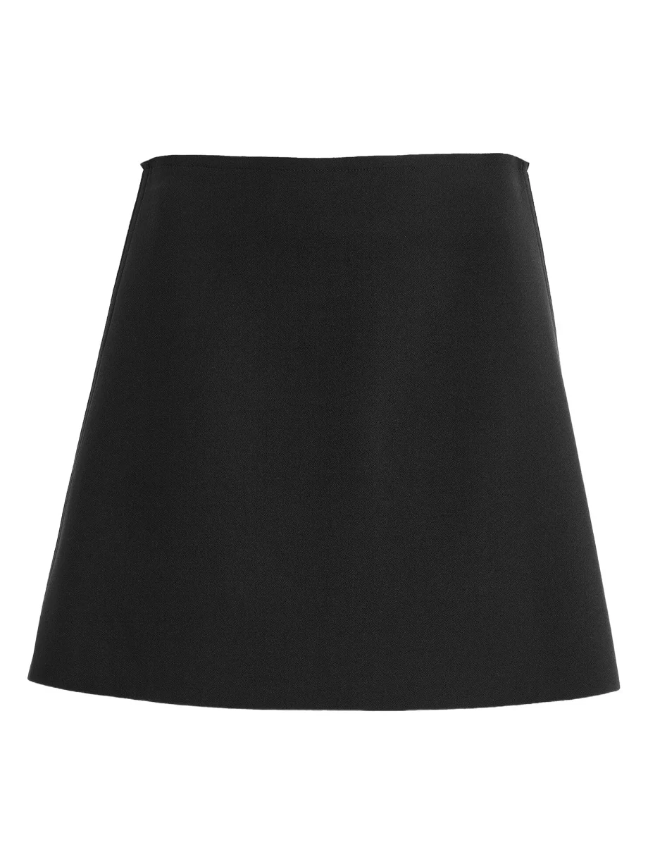 Exclusive Lay3 Crepe Mini Skirt Exclusive Lay3 Crepe Mini Skirt