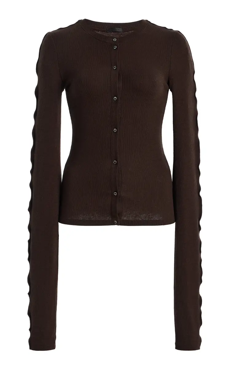 BIRROT Line Poplin Cardigan | Image 1 BIRROT Line Poplin Cardigan | Image 1