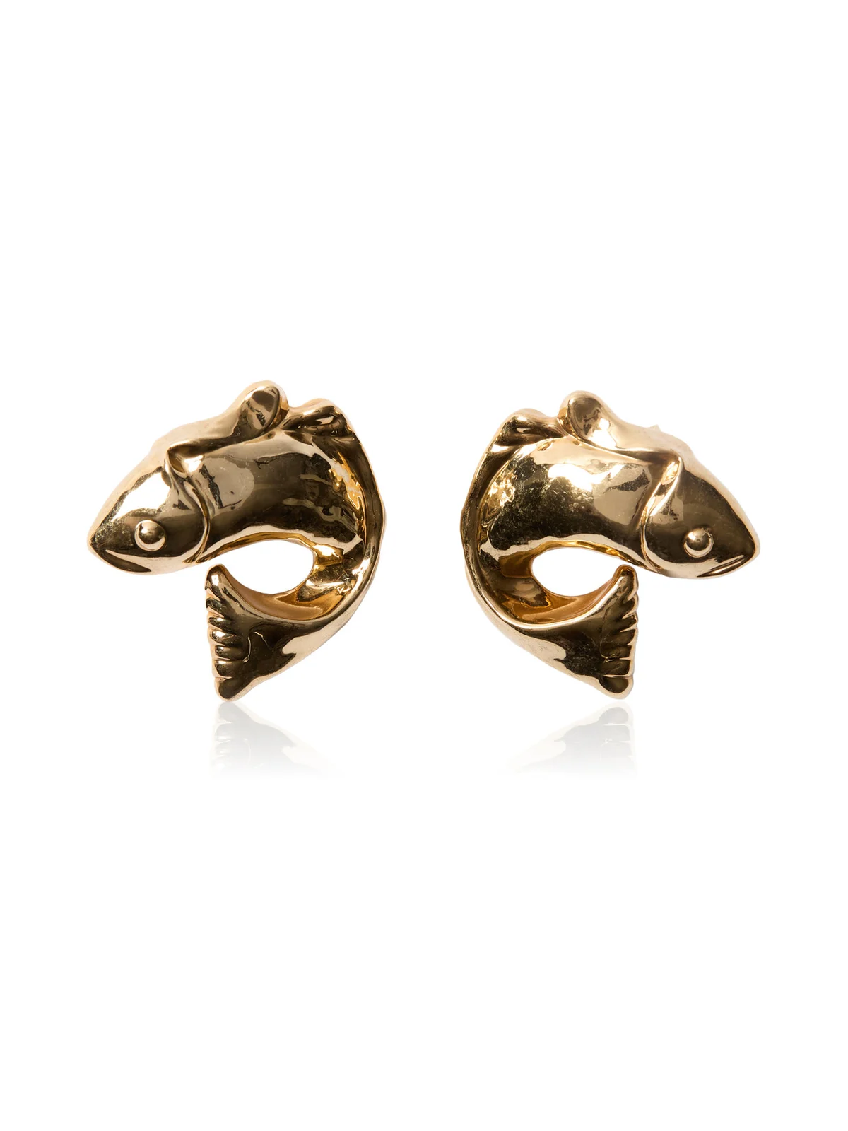 Les Boucles Poisson Copper-Brass Earrings Les Boucles Poisson Copper-Brass Earrings