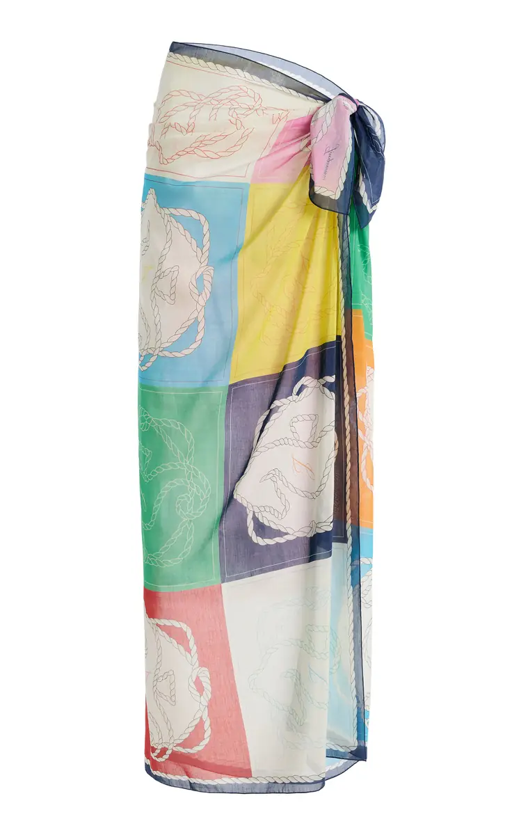 Le Pareo Hippocampe Cotton-Silk Pareo