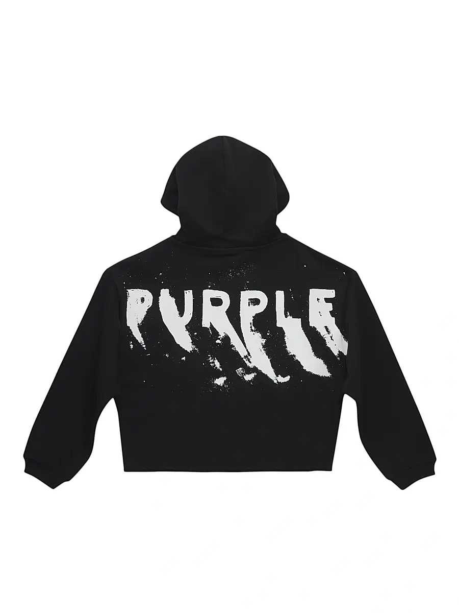 Purple Brand Boy's Little Boy's & Boy's Fleece Raw-Edge Hoodie | Thumbnail 2