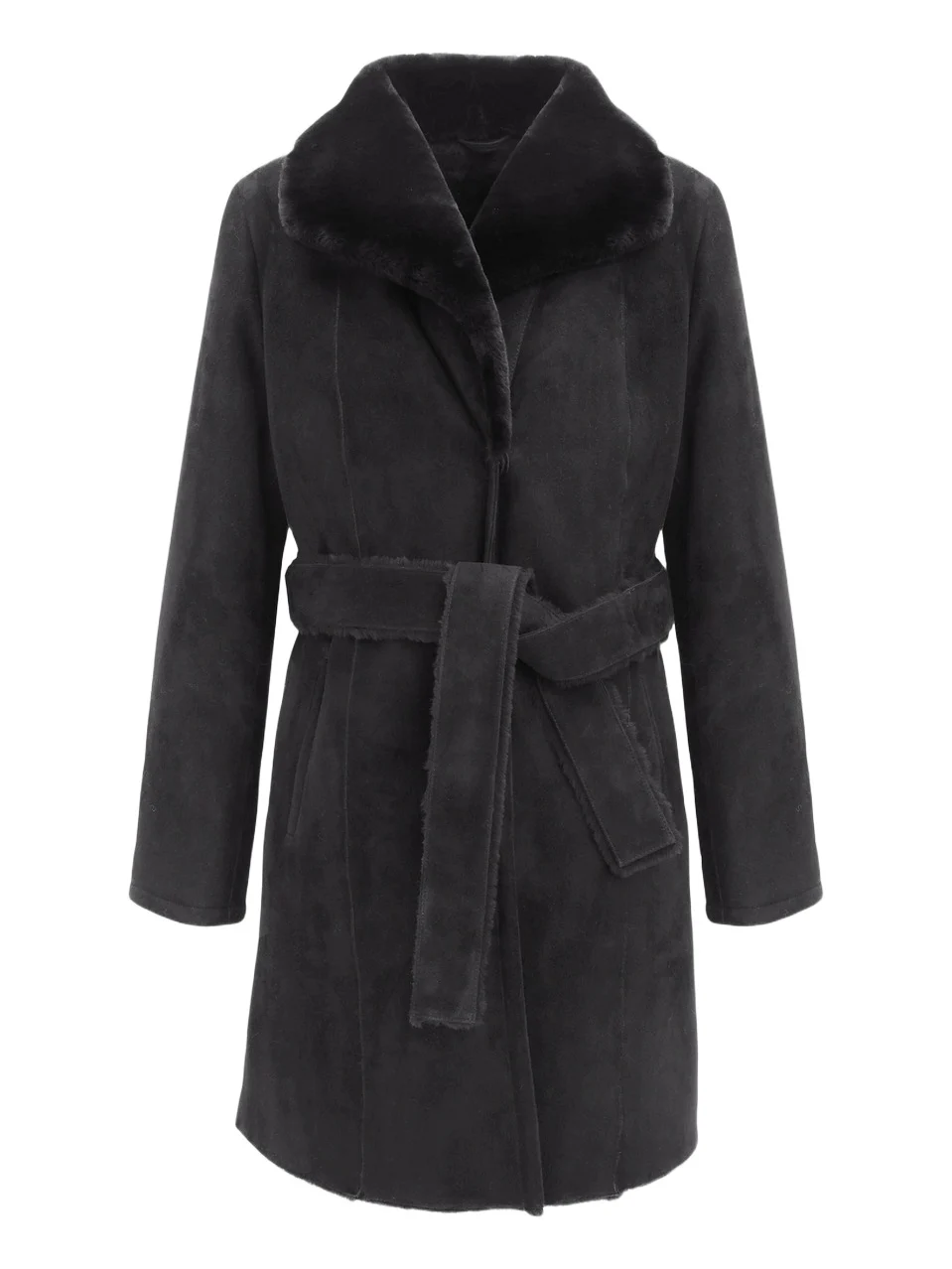 Women's Merino Shearling Lamb Stroller Coat
