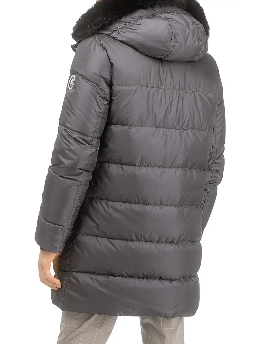 Gorski Men's Apres-Ski Parka with Detachable Toscana Lamb Hood Trim | Thumbnail 5 Gorski Men's Apres-Ski Parka with Detachable Toscana Lamb Hood Trim | Thumbnail 5