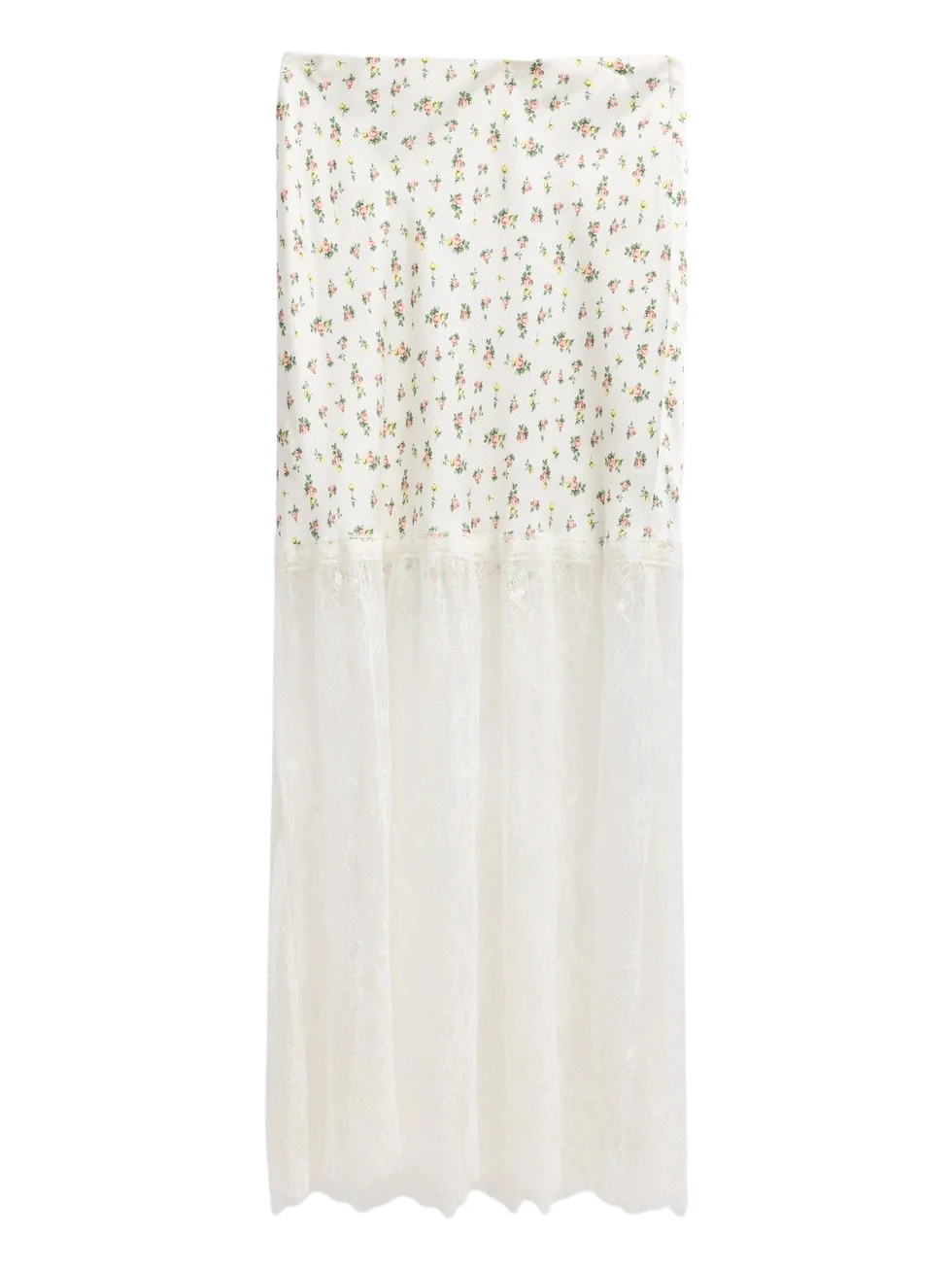 Women's Flo Lace-Trim Midi-Skirt Women's Flo Lace-Trim Midi-Skirt