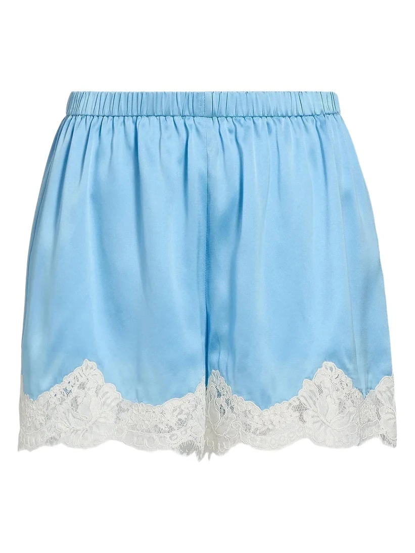 Cami NYC Women's Anora Lace-Trim Silk Shorts