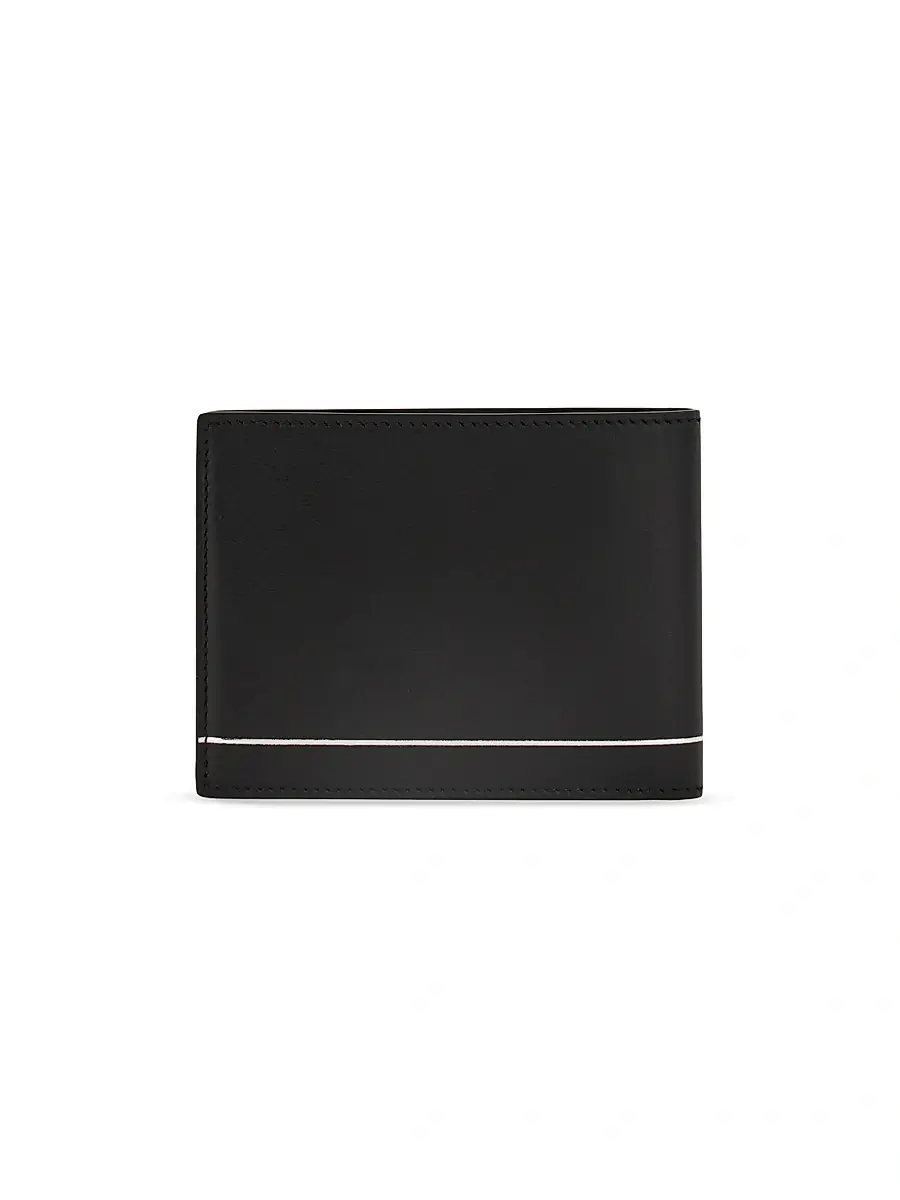 Ferragamo Men's Micro Gancini Leather Wallet | Thumbnail 4