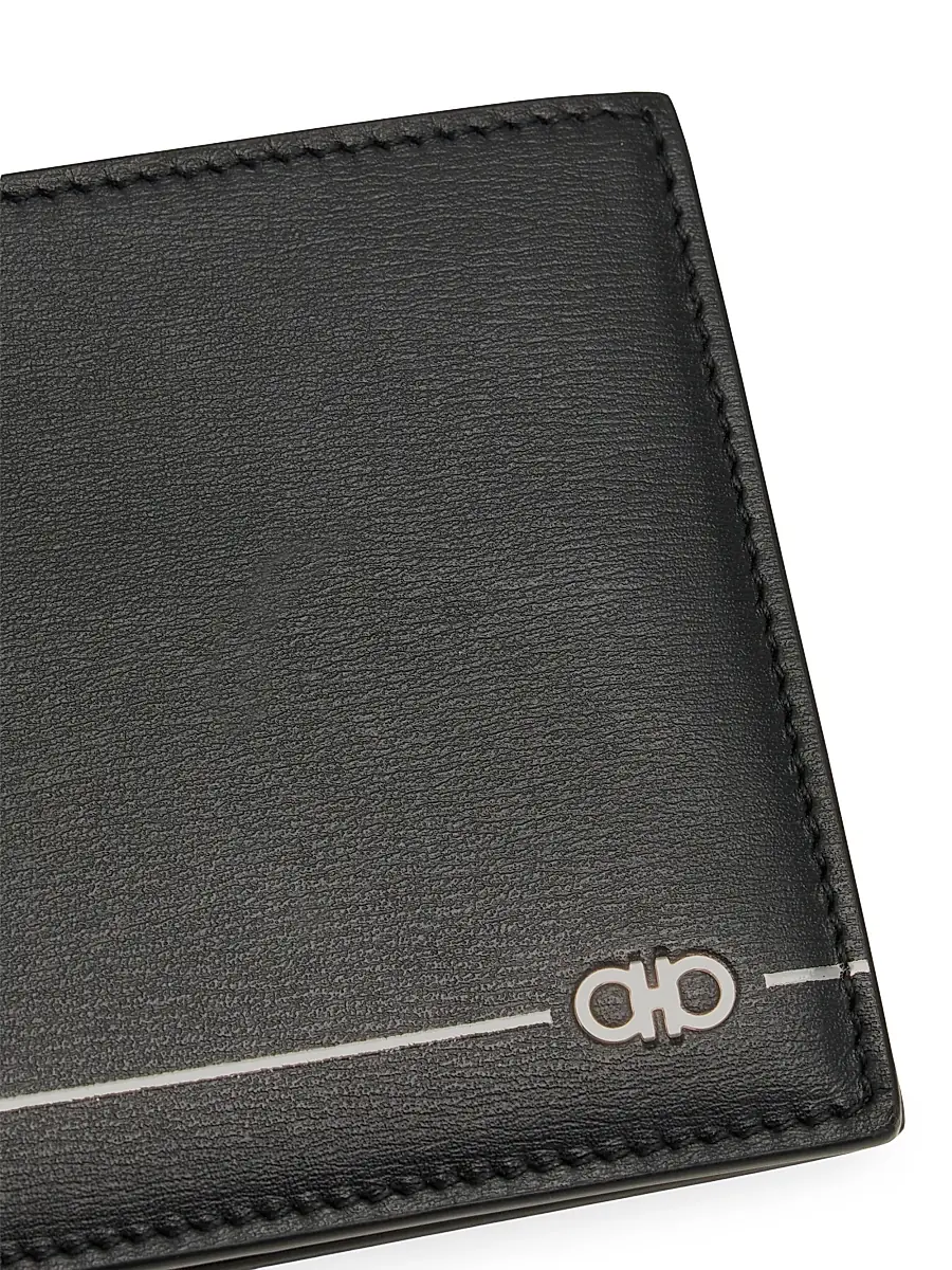 Ferragamo Men's Micro Gancini Leather Wallet | Thumbnail 5