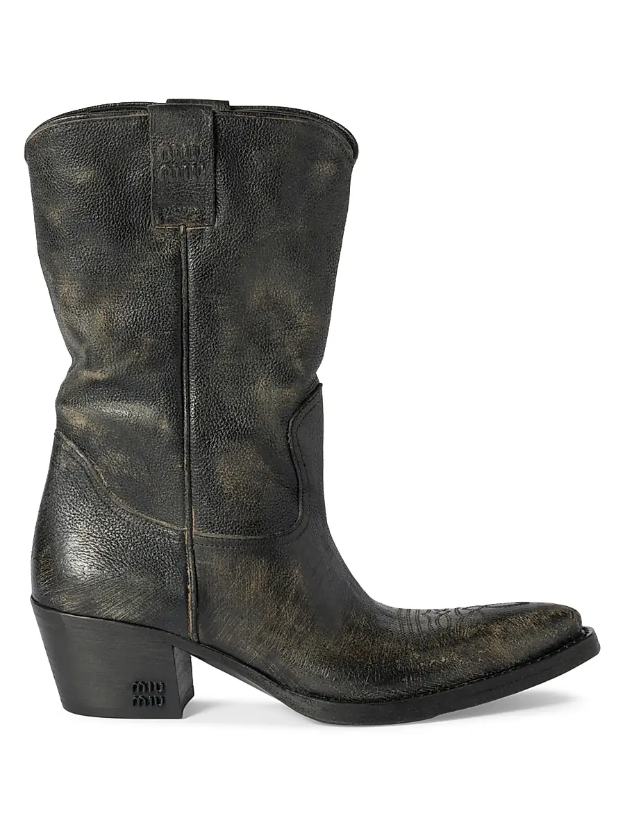 Miu Miu Women's Leather Boots