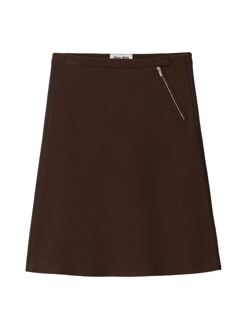 Miu Miu Women's Milano Rib Knit Skirt